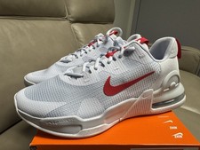 Nike Air Max Alpha Trainer 5 Men  s SZ 10 Low Top White/Red DM0829-012