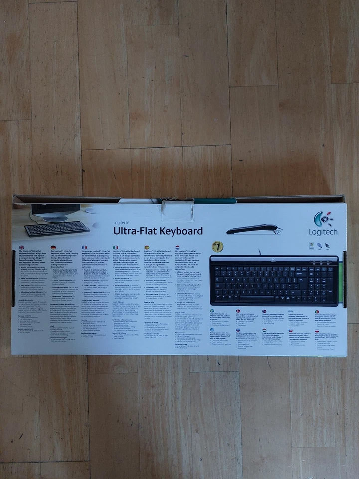 Keyboard Ultra-Flat Logitech mit USB Kabelanschluss - Bild 4 von 4