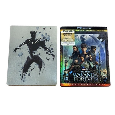 #ad Black Panther Steelbook Black Panther: Wakanda Forever 4K UHD Blu ray Set $38.87