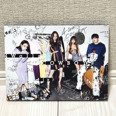 f(x) 4 Walls COWBOY Japan CD DVD Avex Trax K-Pop Deep House Electronic JDM