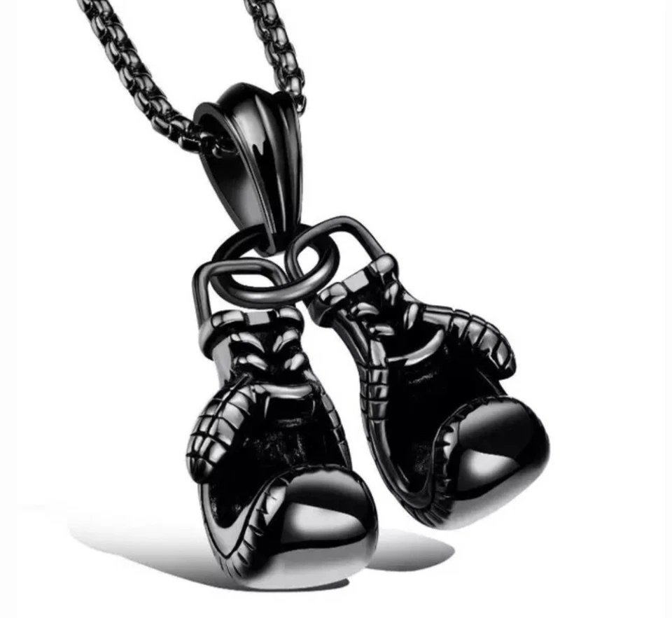 Halskette Boxhandschuhe Herren Damen Jungen Mädchen  - Bild 4 von 4