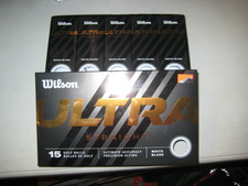2 PACKS of 15 balls BRAND NEW Wilson Ultra Straight golf balls White