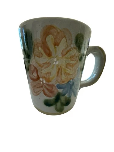 VTG Louisville KY Stoneware Floral Country Flower Coffee Tea Mug 12oz