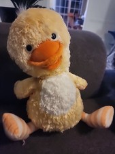 Hallmark Animated Totally Ticklish Duck Stuffed Plush Sings Dances WORKS 