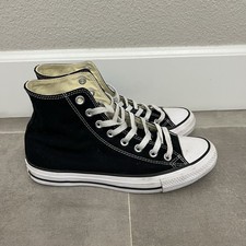 Converse Chuck Taylor All Star Mens 7/Womens 9 Black Low Top Canvas Shoes
