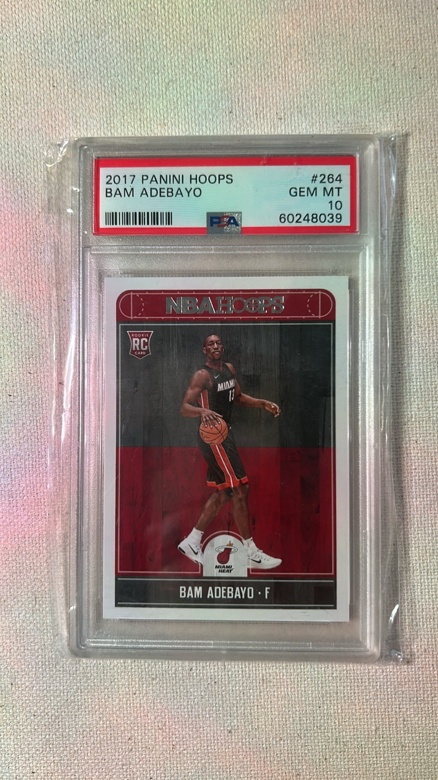 2017-18 Panini NBA Hoops - Bam Adebayo #264 (RC)