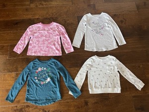 Little Girls Long Sleeve Tops A Lot Of 4 Size 6