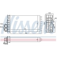 Nissens WäRmetauscher HeizungsküHler FüR CitroëN Xsara Picasso 1.8 16V 1.6