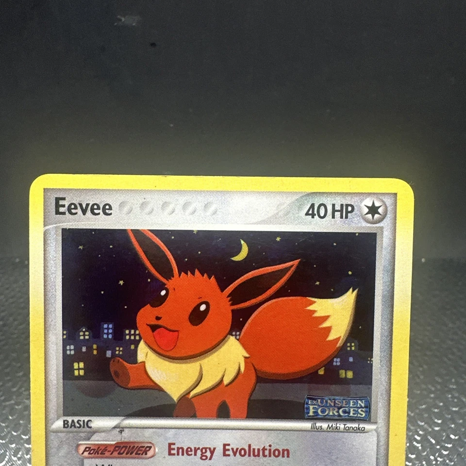 Pokemon Eevee EX Unseen Forces Reverse Holo Card 55/115 TCG - Image 3 of 4