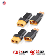 XT30 to XT60 Female Male Adapter Pair for RC Drone Car Lipo NiMH Battery Charger