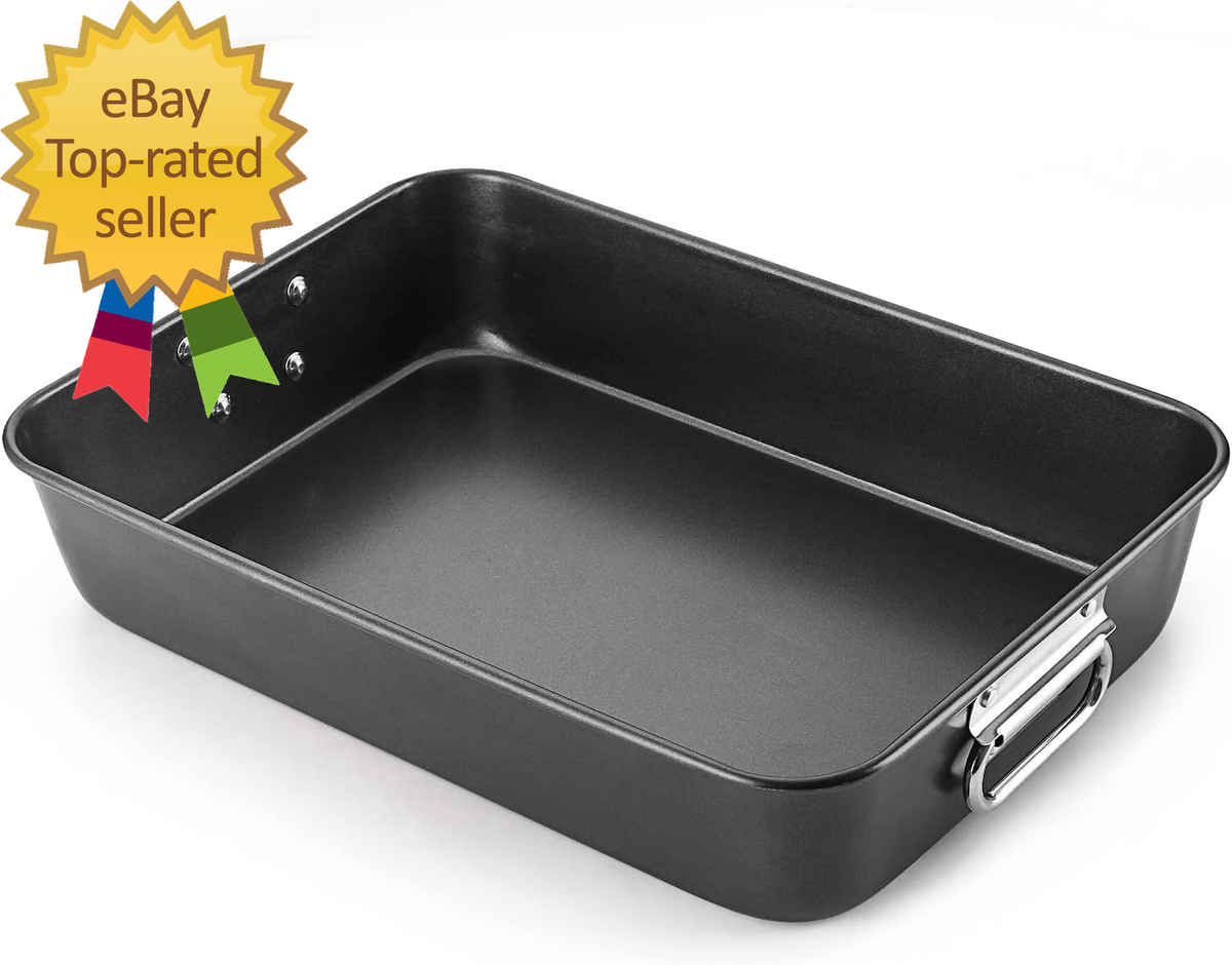 Nonstick Lasagna Pan 3 Inch Deep 9X13 Baking Pan Rectangular Sheet