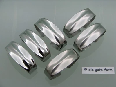 WMF Cromargan - -- LONDON - 6x Serviettenring - Top Zustand -- - - Bild 1 von 4