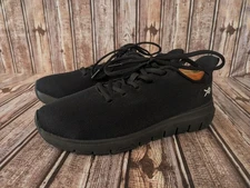 Sz 8.5 M Kizik Flux Mens Blackout Black Handsfree Athletic Sneakers Shoes VGUC!