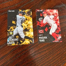 Pr Essional Baseball Card Teruaki Sato Masaya Yano