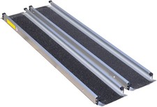 Aidapt Telescopic Channel Ramps Wheelchair Scooter Silver VA147F