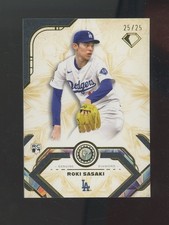 2025 Topps Diamond Icons #11 Roki Sasaki Dodgers RC Rookie Diamond Gem 25/25