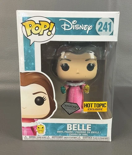 Funko Pop! Vinyl: Disney Belle (Winter) Diamond Collection Hot Topic Exclusive