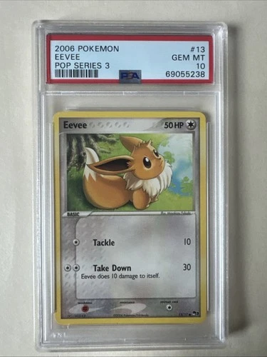 Eevee Pokemon 2003 Pop Series 3 #13 PSA 10