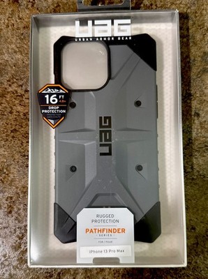 UAG iPhone 13 Pro Max Case Grey Silver Rugged Slim Shockproof Pathfinder 6.7''