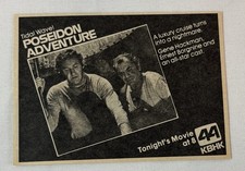 1981 KBHK tv ad~ movie POSEIDON ADVENTURE Gene Hackman, Ernest Borgnine