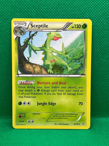 Pokémon Tcg Sceptile 8/160 Primal Clash Non Holo