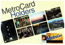 Vintage Postcard NYC MetroCard Holders Transit Museum Promo New York Transit