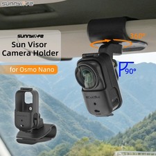 360 Rotating Car Sun Visor Mount Action Camera Holder For DJI OSMO NANO