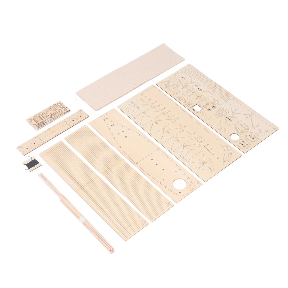 Holzmodellbau Segelschiff Schiff DIY Handwerksset Modellbau Spielzeug Für - Bild 2 von 4