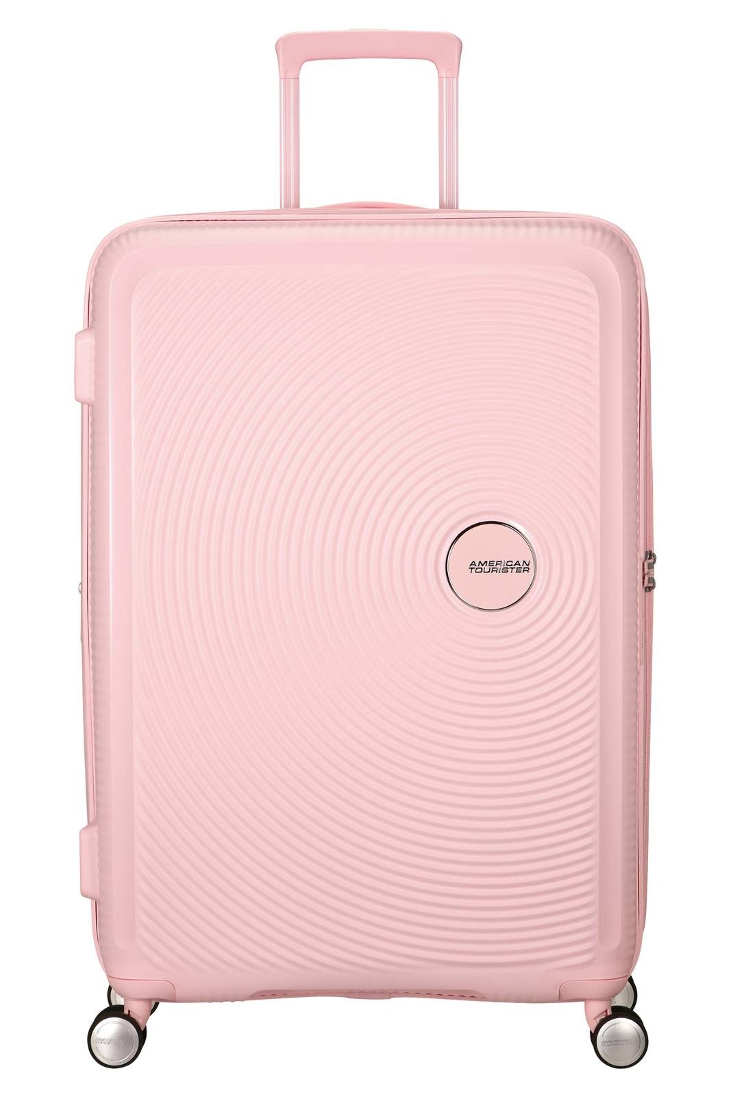 American Tourister Soundbox Spinner 77 Cm Exp Rosa - Valigie Trolley Grande