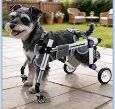 Dog Wheelchair for All Legs 4 Wheels and Sturdy Dog Wheelchair