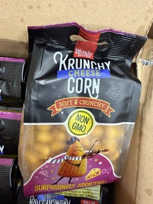KRUNCHY CORN Cheese 3.52 OZ Delicious Crunchy Corn Healthy Family Snacks Non GMO