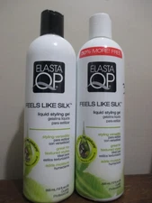 Lot Of 2 Original Elasta QP Feels Like Silk Liquid Styling Gel 12oz