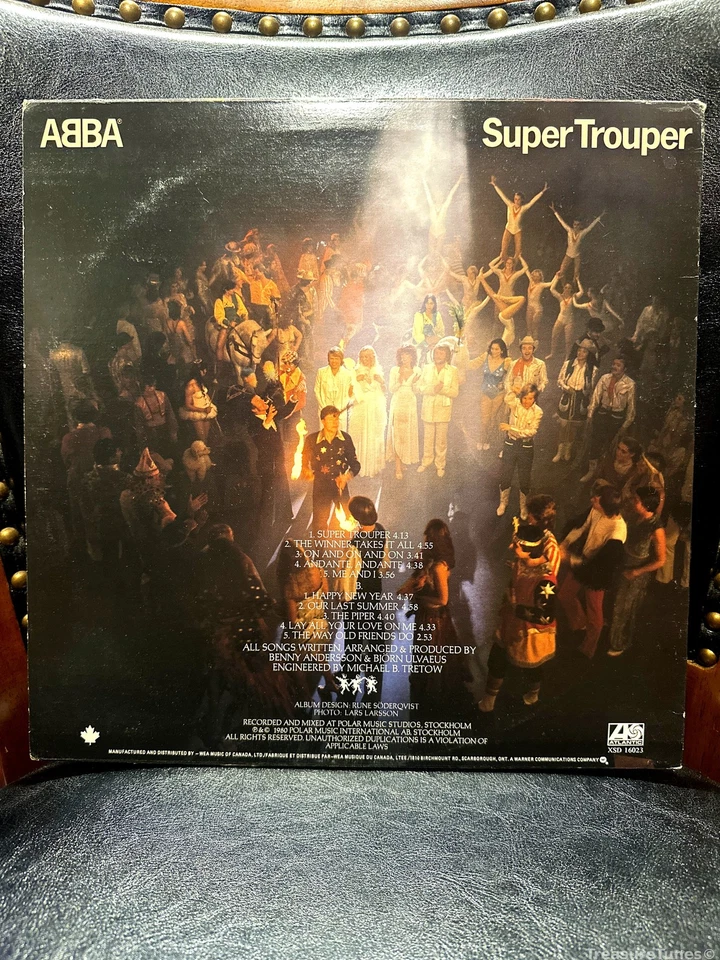 ABBA - Super Trouper Vinyl LP [1980] XSD 16023 - Image 2 of 4