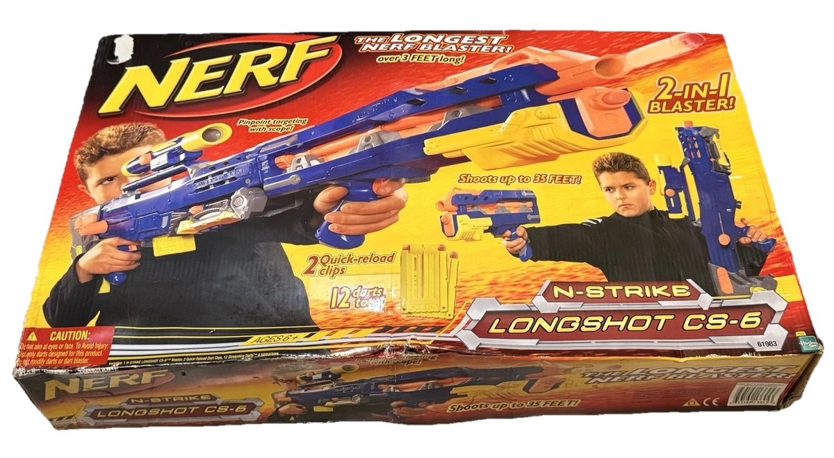Nerf N-Strike Longshot CS-6 New Open Box | eBay