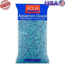 Aquarium Gravel Caribbean Mixed Blue-colored Aquarium Gravel 25 Lb Crafts Ponds