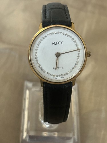 A Wonderful Ladies Jewellery Watch “ALFEX” Swiss Quartz Move, Working, K-Time