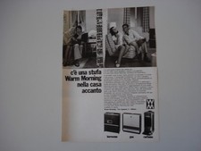 advertising Pubblicità 1970 STUFA WARM MORNING