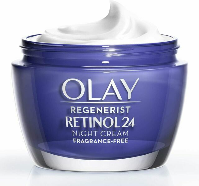 Olay Regenerist Retinol 24 Night Cream 50ml Hydrate Smooth Glow Fragrance Free