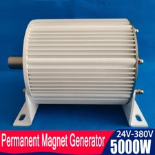 5000W 220V-380V 3 Phase 300RPM DIY Permanent Magnet Generator Wind Water Turbine