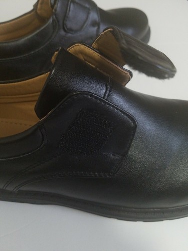 Air Balance Size 3 Child Unisex Strap No Tie Black Shoes - Picture 6 of 10