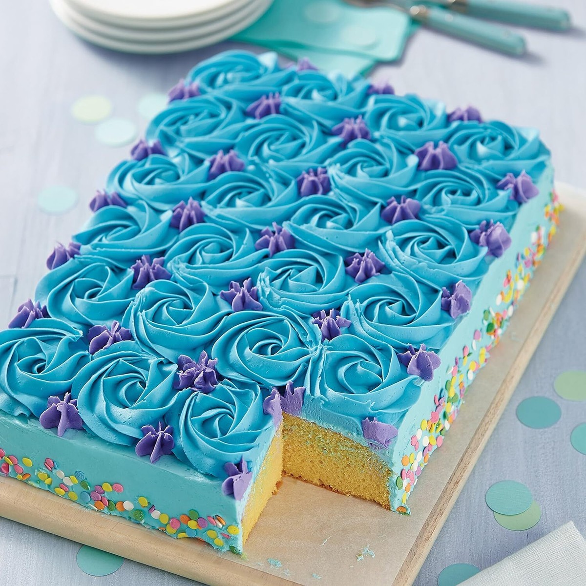 Wilton 9X13 Inch Aluminum Baking Pan Durable Non Stick Sheet Cake