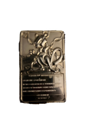 Genetic Pokemon Evolution Mewtwo 23K Gold Card in Box ''1999'' - Great Condition
