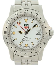 Tag Heuer 40mm Men's Professional 1500 Series GMT Jumbo Watch! Ref: 159.006/1!