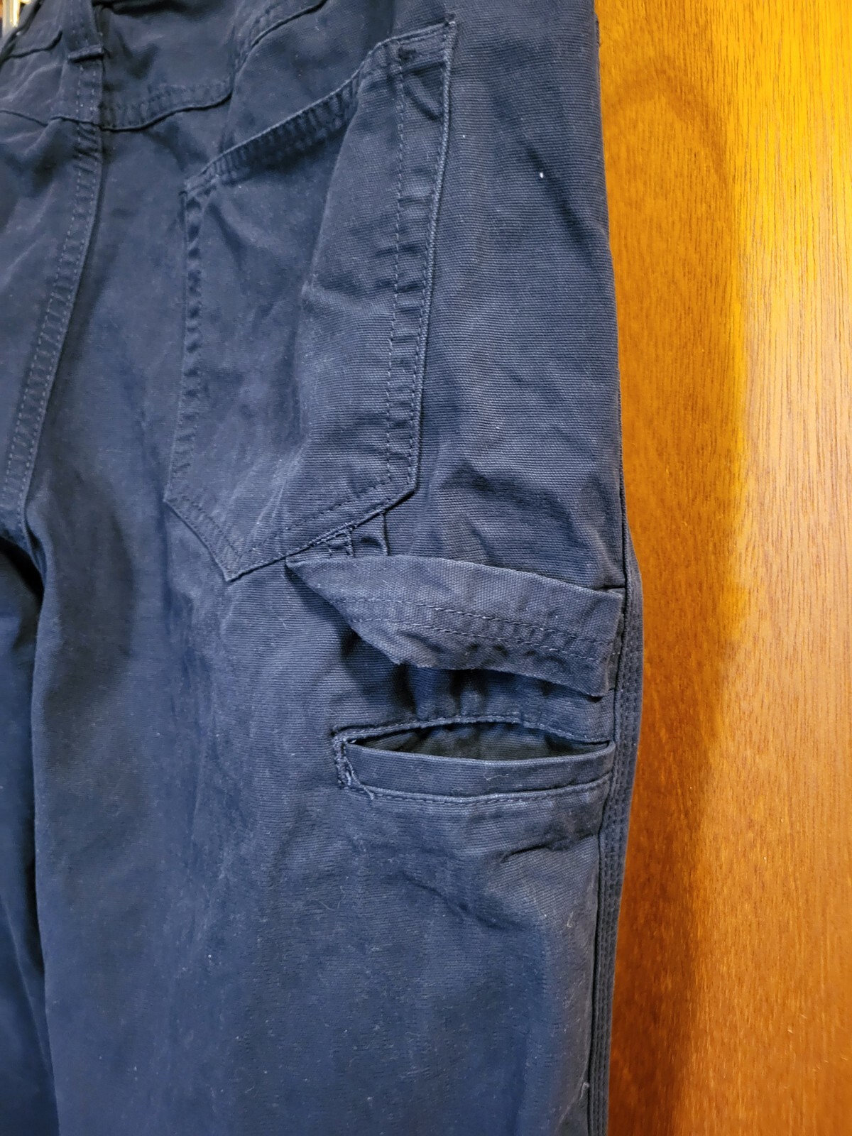 Amazon Essentials Carpenter Work Pants Navy Blue … - image 3