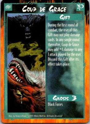 RAGE SEPT CARDS A to L 1995 White Wolf - You Pick - Free Shipping