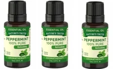 Nature's Truth Aromatherapy 100% Pure Essential Oil Peppermint 0.51:3 packs