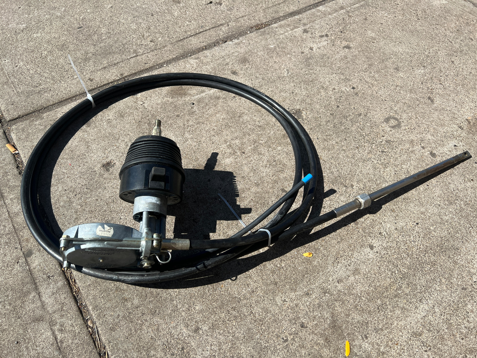 Teleflex Boat Steering rack with 15ft cable | eBay