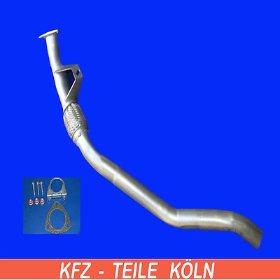 Audi A4 2.0 - Abgasrohr / Hosenrohr für Schaltgetriebe B6 / B7 + Montagesatz