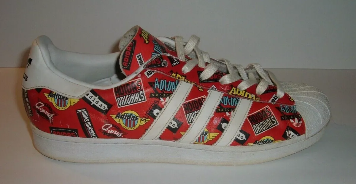 RARE Adidas Originals Superstar NIGO All Around Print Sz 11.5 S83388 Men’s