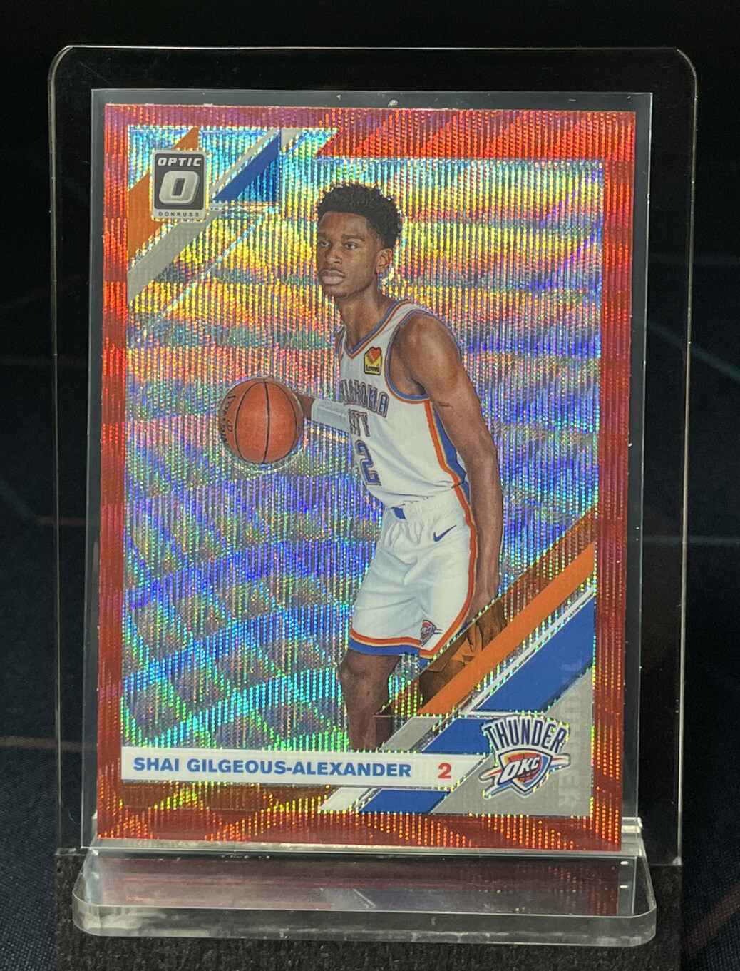 2019-20 Donruss Optic Shai Gilgeous-Alexander #113 Red Wave Prizm SP Tmall